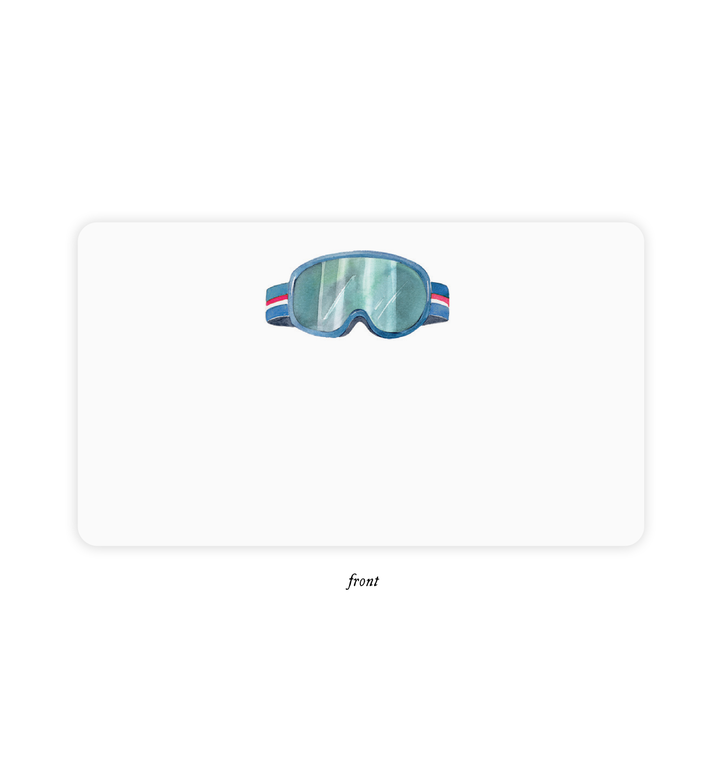 Little Notes®-Ski Goggles Boxed Set of 85 Mini Notes