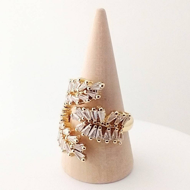 Vintage Style Diamond Ring, Costume Ring