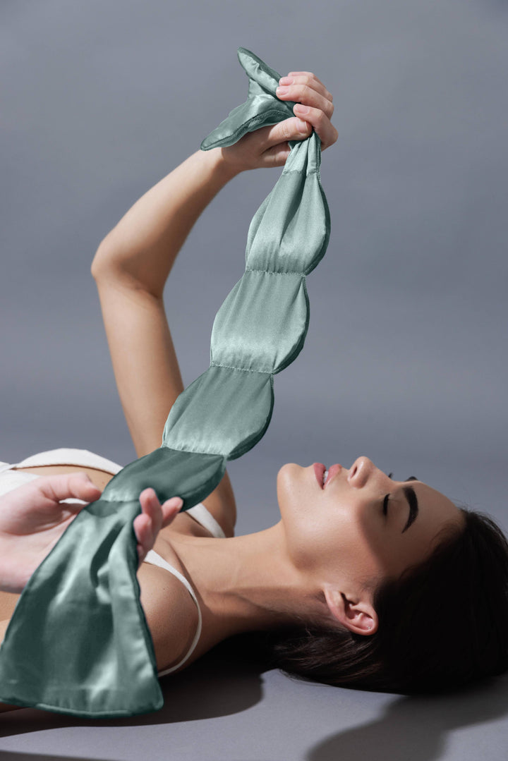 Silk Weighted Sleep Mask-Willow