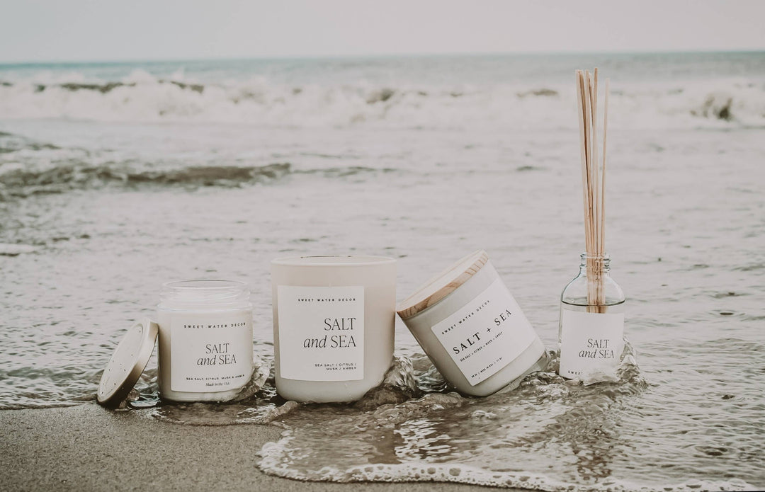 Soy Candle 11oz-Salt & Sea
