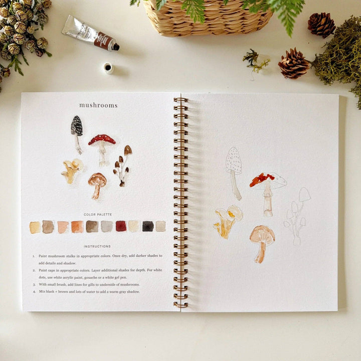 Watercolor Workbook-Woodland