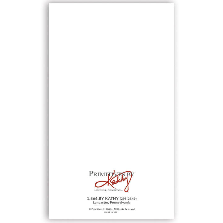 Large Notepad-Floral Gingham