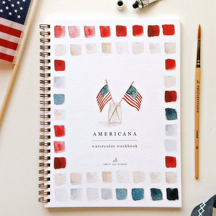 Watercolor Workbook-Americana