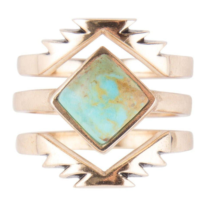 Ring-Turquoise Aztec