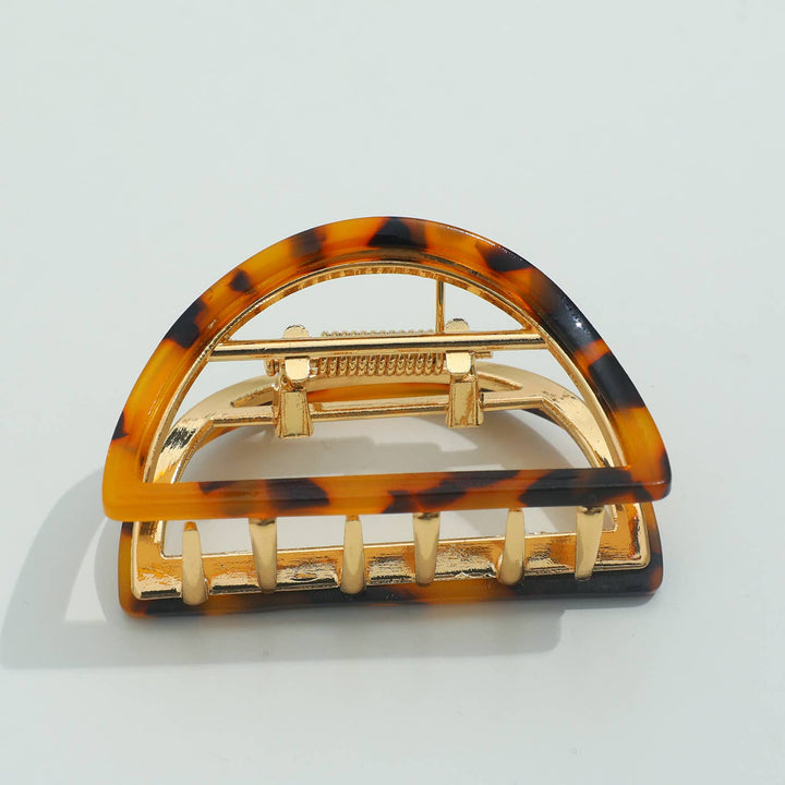 Rosalie | Classic Small Half Moon Metal Claw Clip