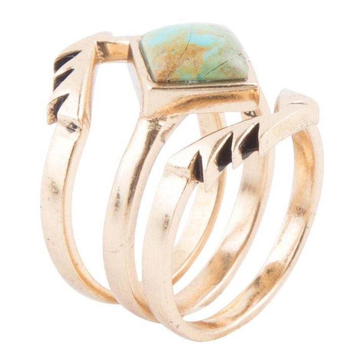 Ring-Turquoise Aztec