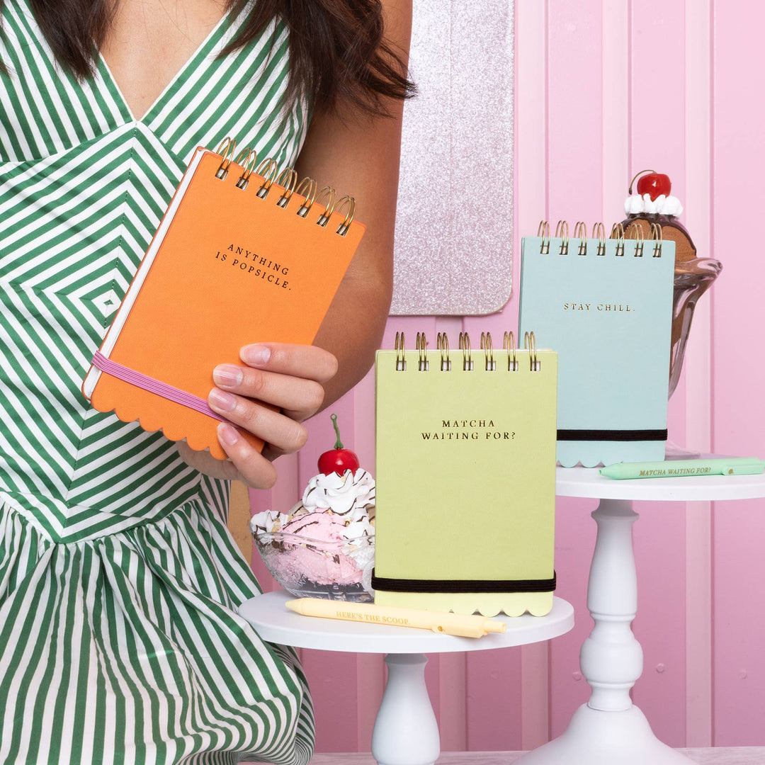 Mini Notepad-Tutti-Frutti Spumoni Swirls