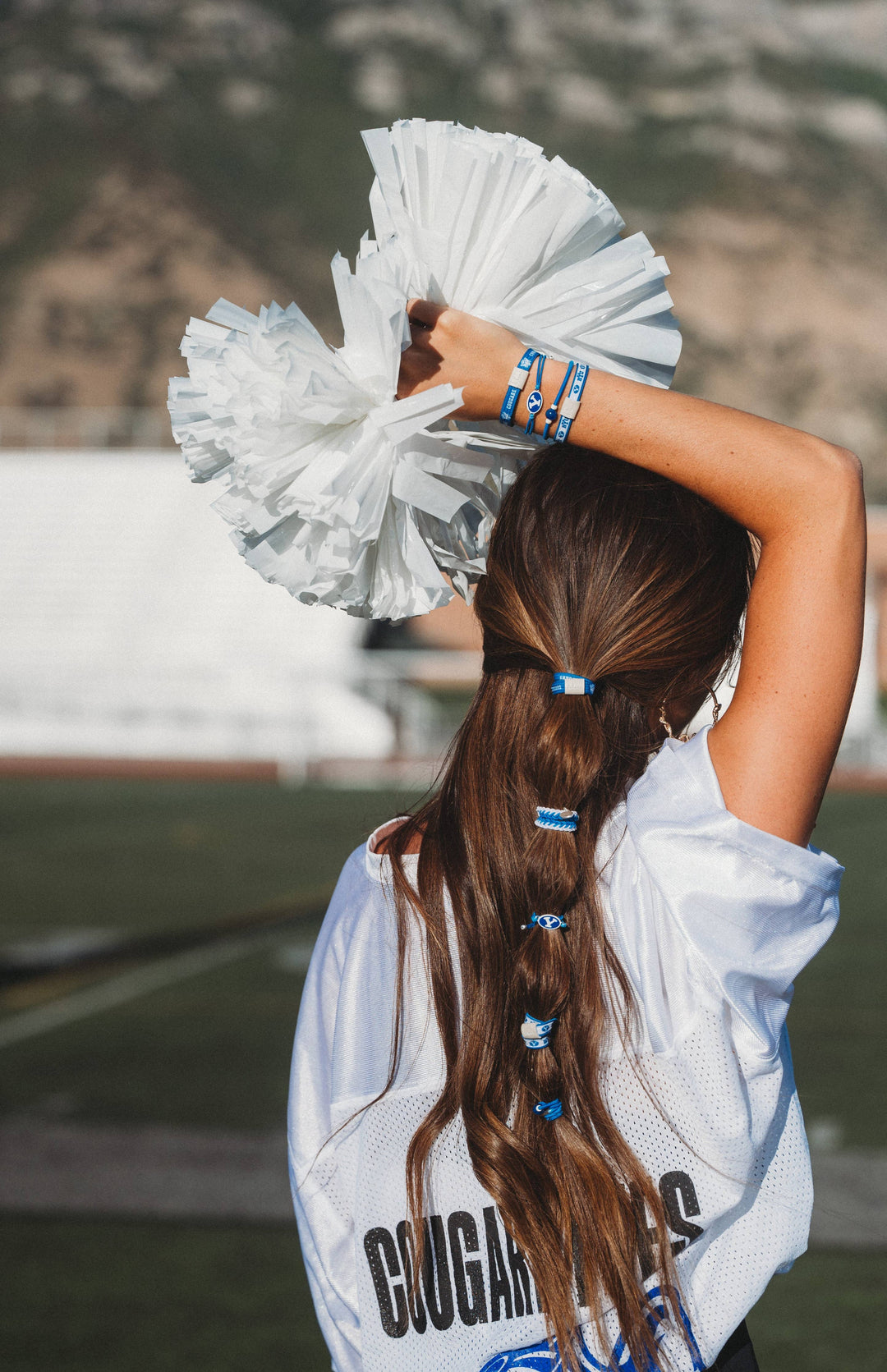 Hair Tie Bracelets-Game Day BYU