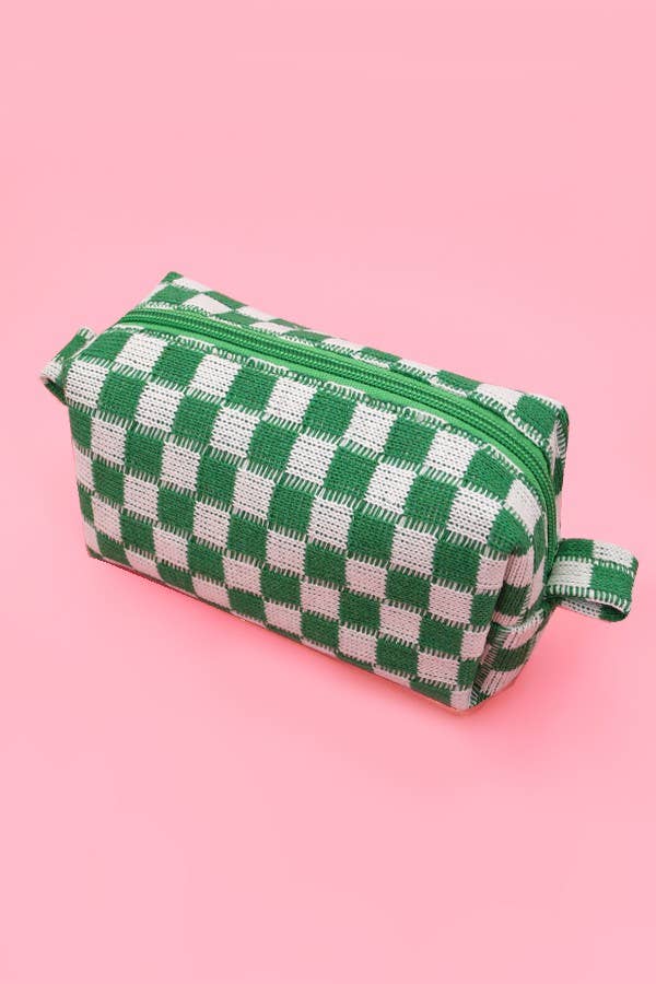 Cosmetic Pouch-Checker Makeup