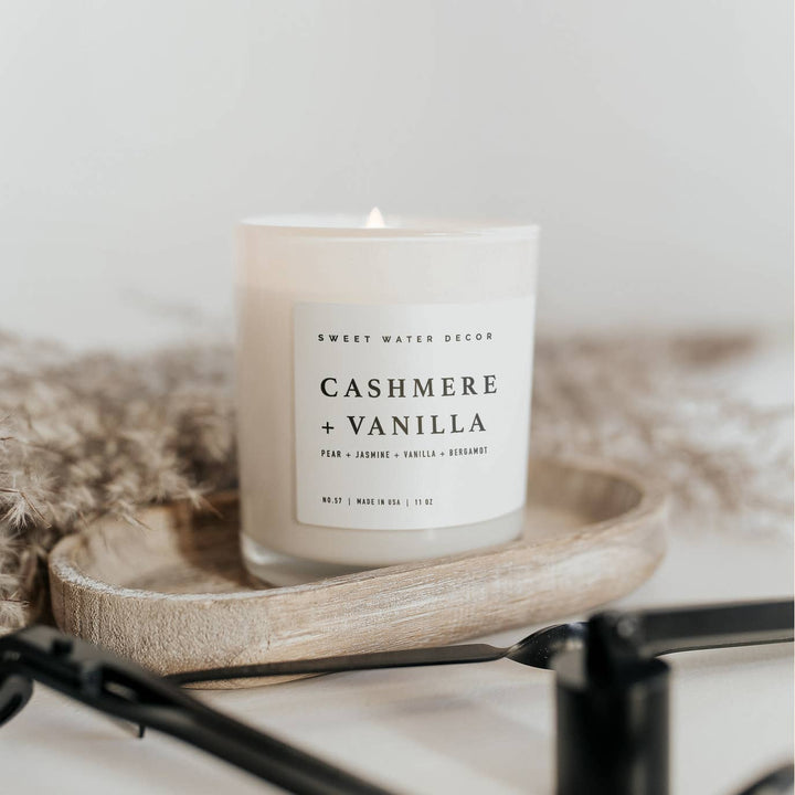 Soy Candle 11oz-Cashmere & Vanilla