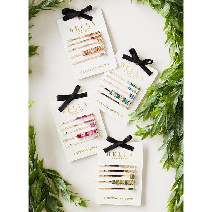 Crystal Bobby Hair Pins Set