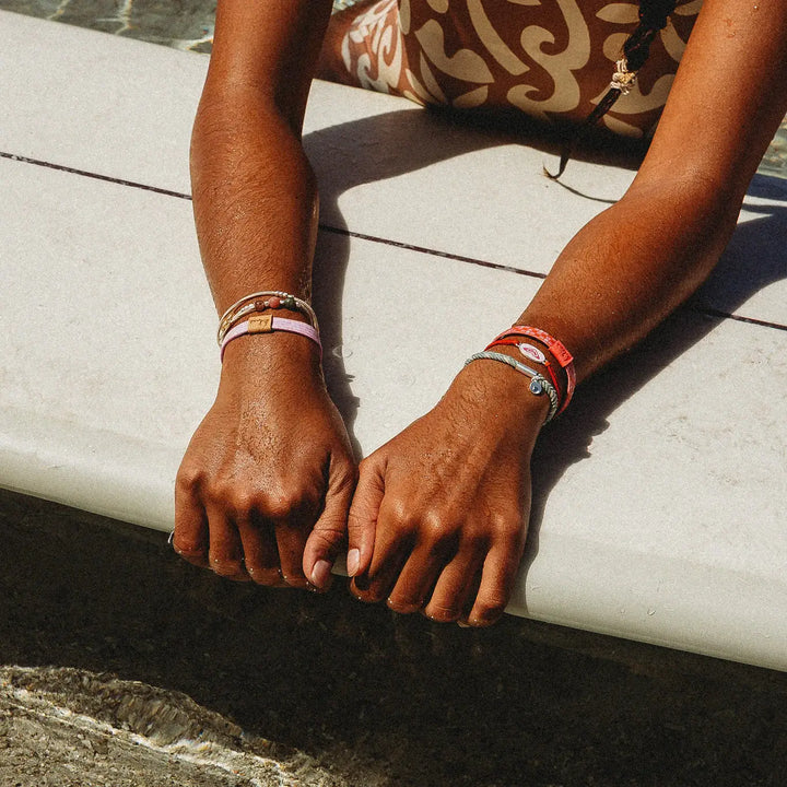 Hair Tie Bracelets-K'lani x Roxy Pink Tropics