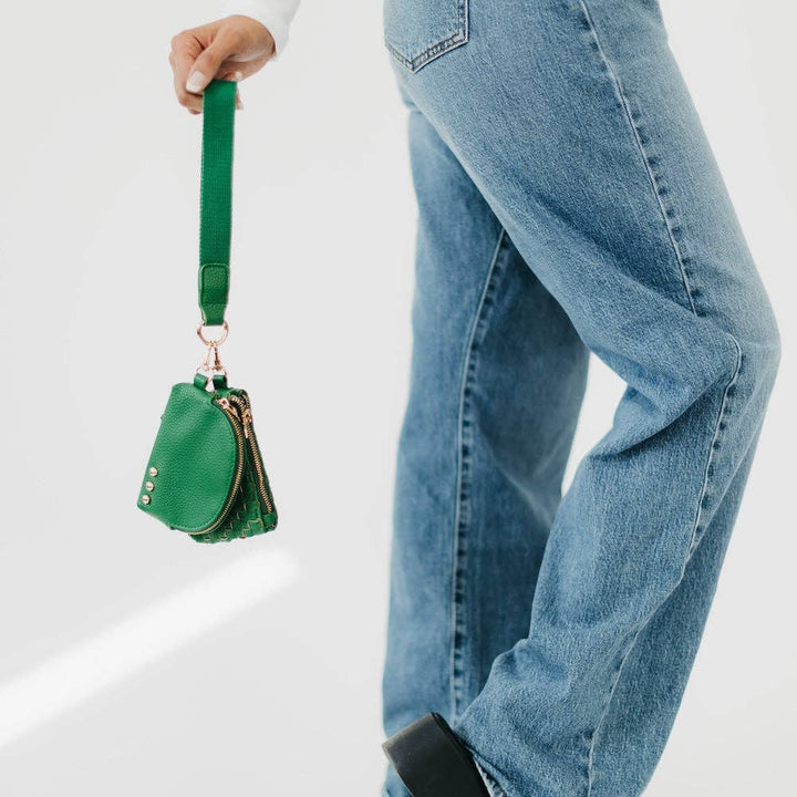Wristlet-Wonderlust Woven Dual Pouch