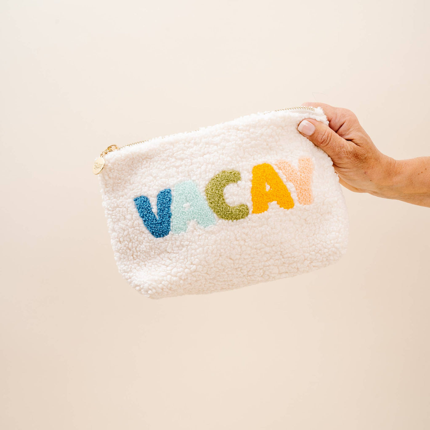 Teddy Pouch-Cream Vacay