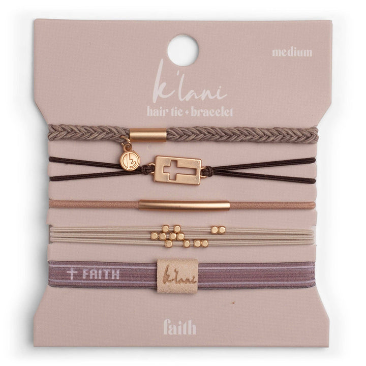 Hair Tie Bracelets-Faith
