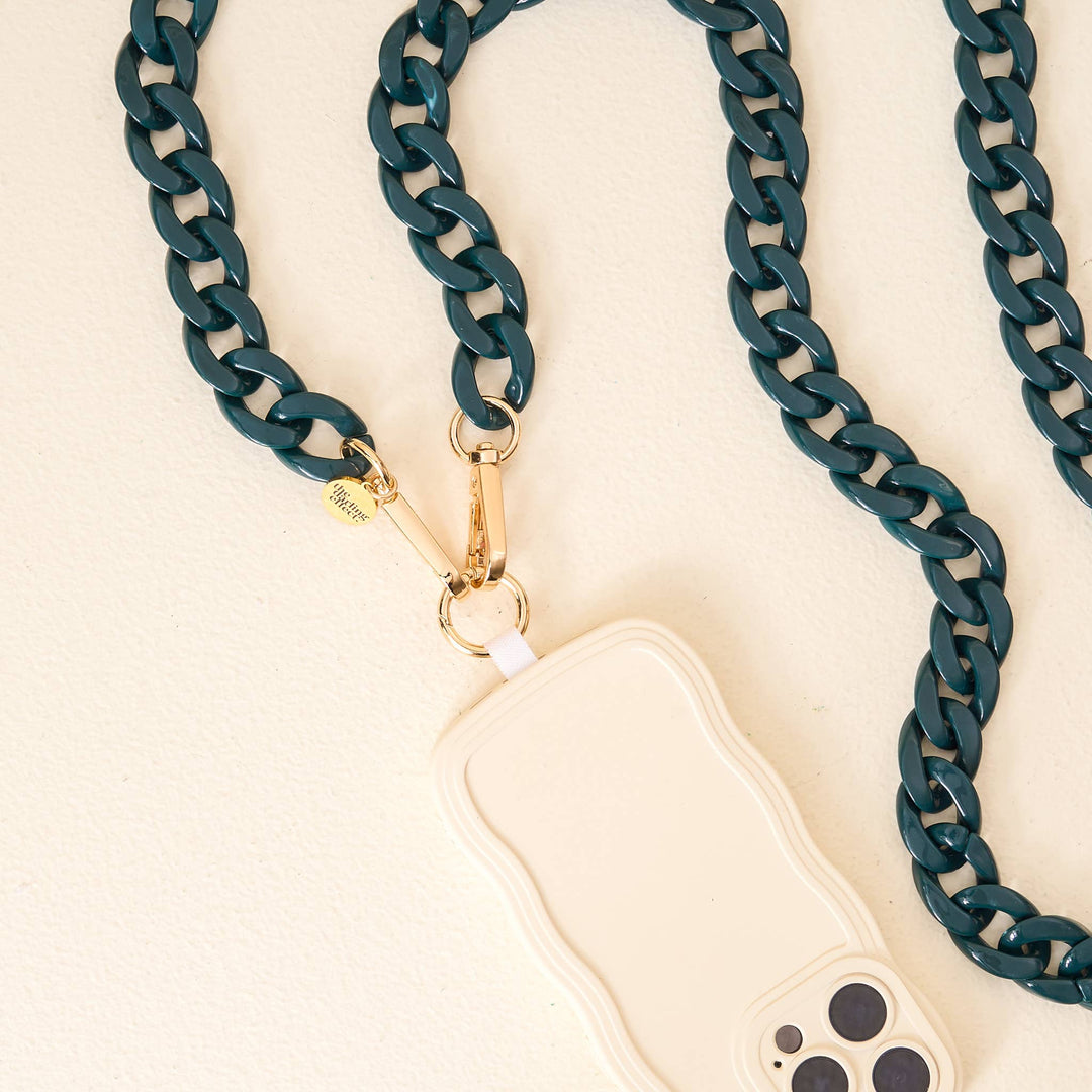 Hold the Phone Crossbody Chain-Green