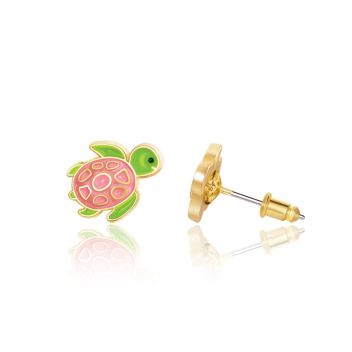 Stud Earrings-Turtle-y Awesome