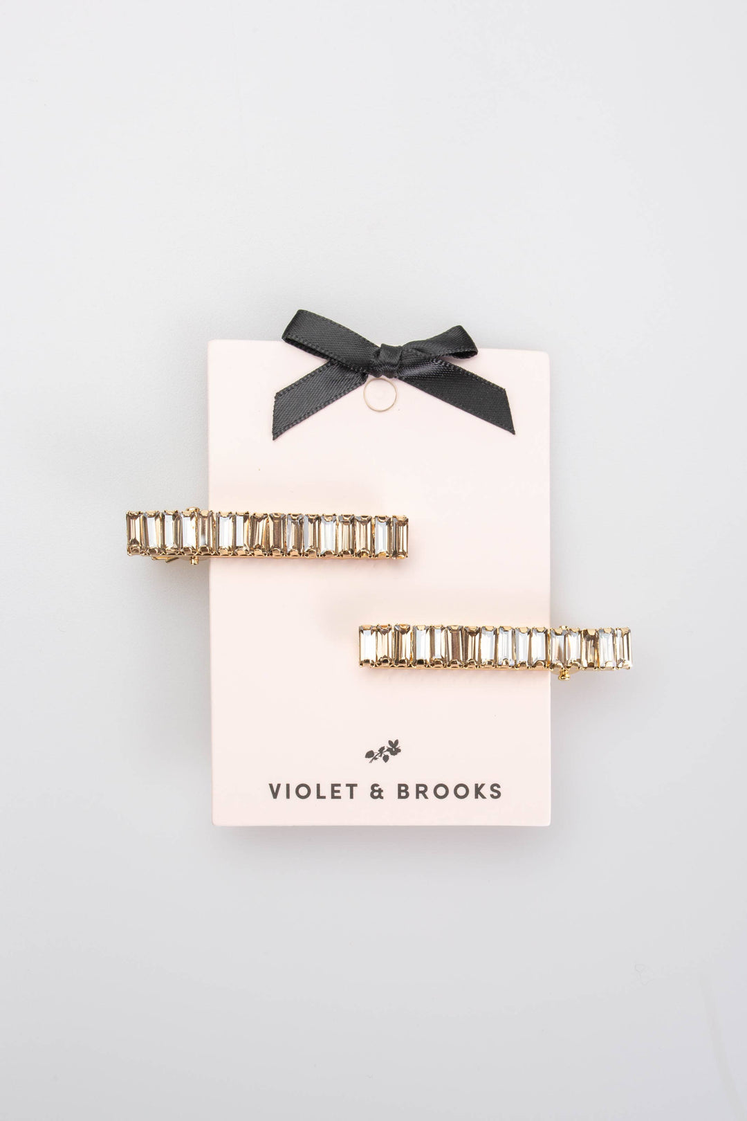 Elyse Crystal Clip Pair