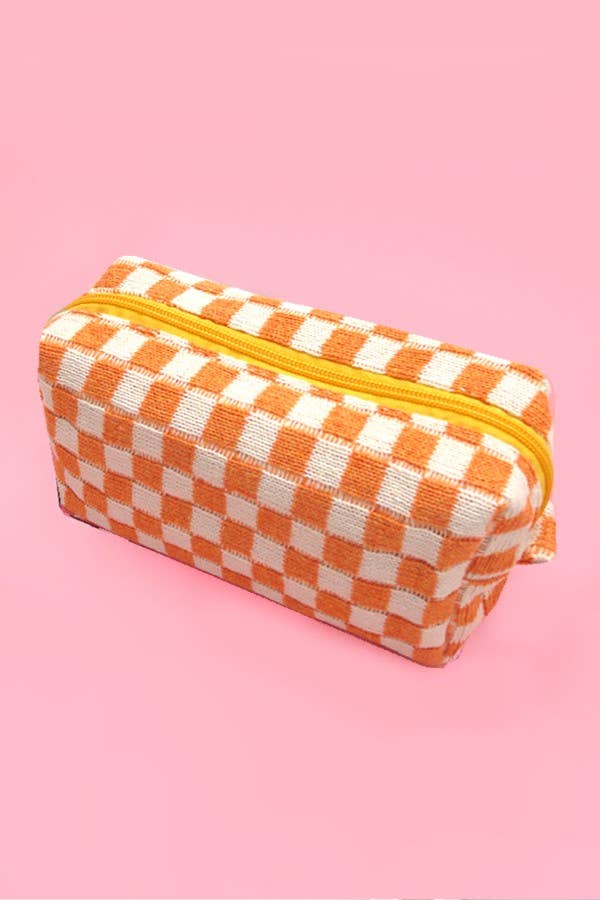 Cosmetic Pouch-Checker Makeup