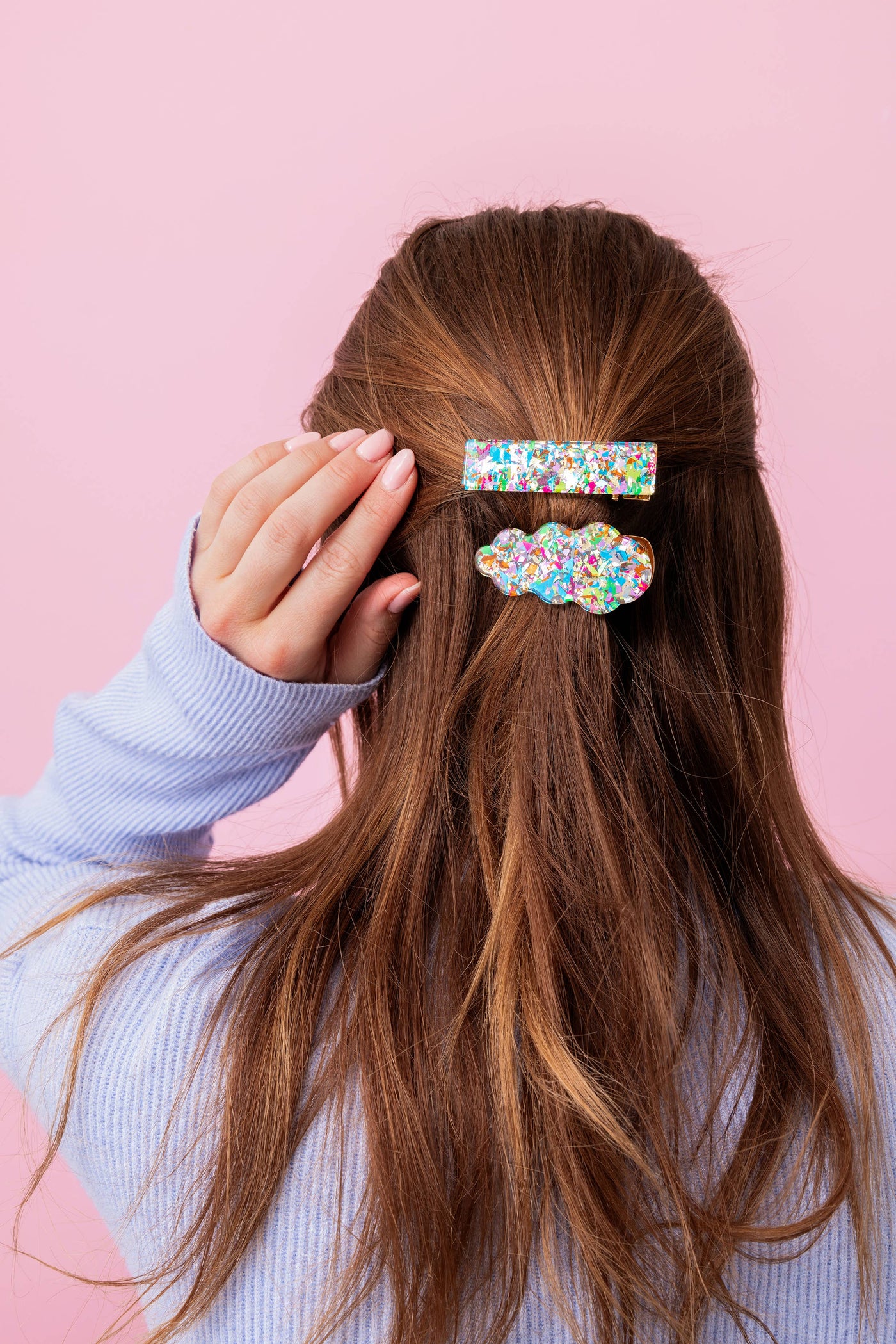 Hair Clip Set - Colorful Confetti