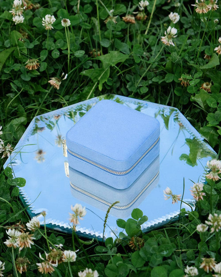 Corinne-Velvet Travel Jewelry Box