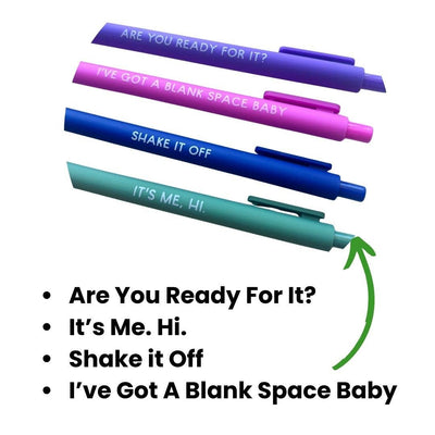 In My Eras Swiftie Pen Set *NEW*