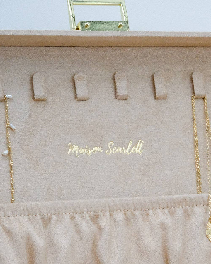 Louise-Velvet Jewelry Box