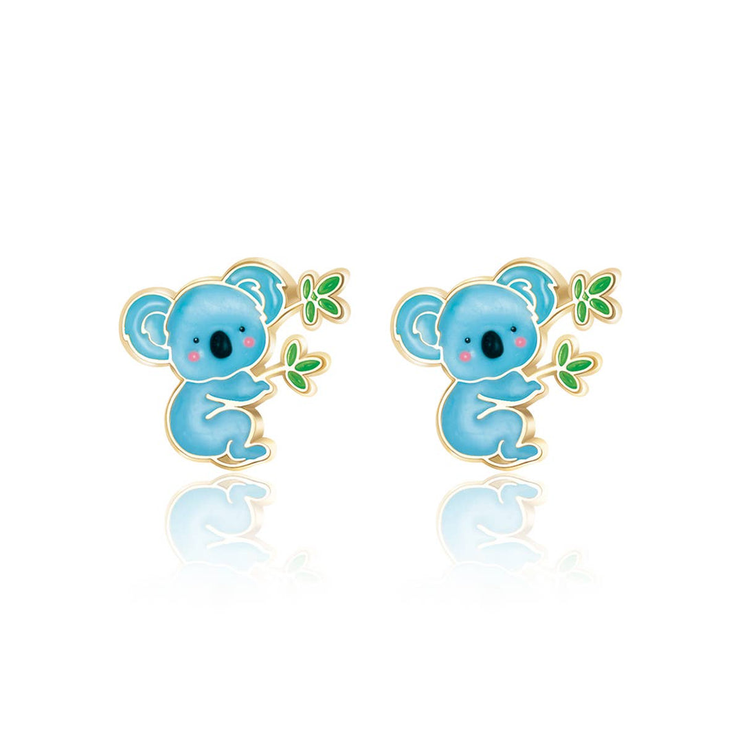 Stud Earrings-Cutie Koala