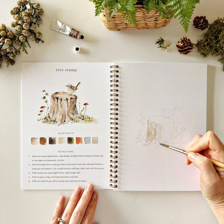 Watercolor Workbook-Woodland