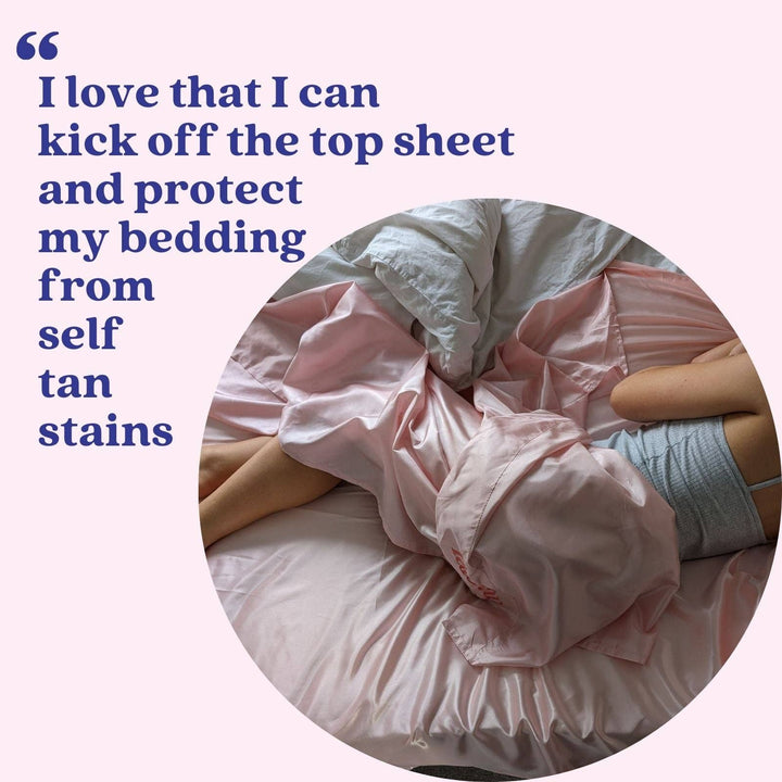 Self  Tan Fan Sleep Sac - Open Side