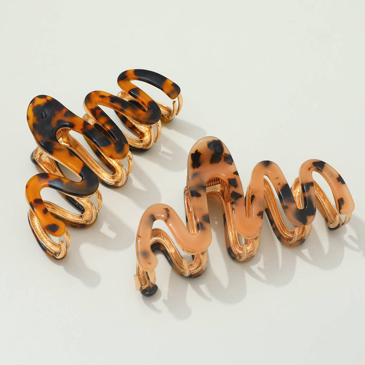 Willow | Large Squiggle Metal Claw Clip