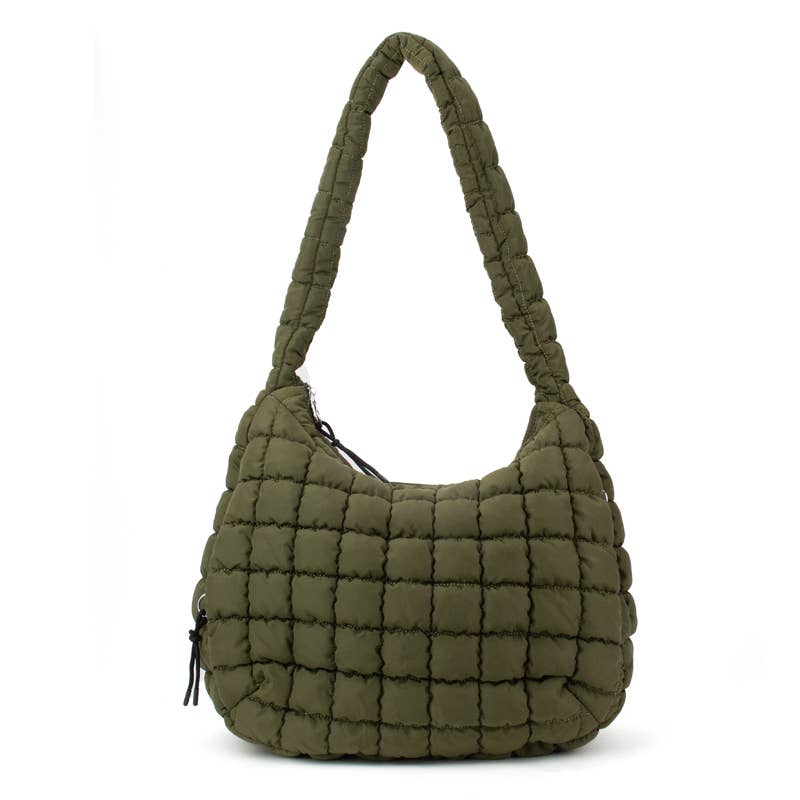The Ashton | Puffer Hobo Tote | 10 Colors