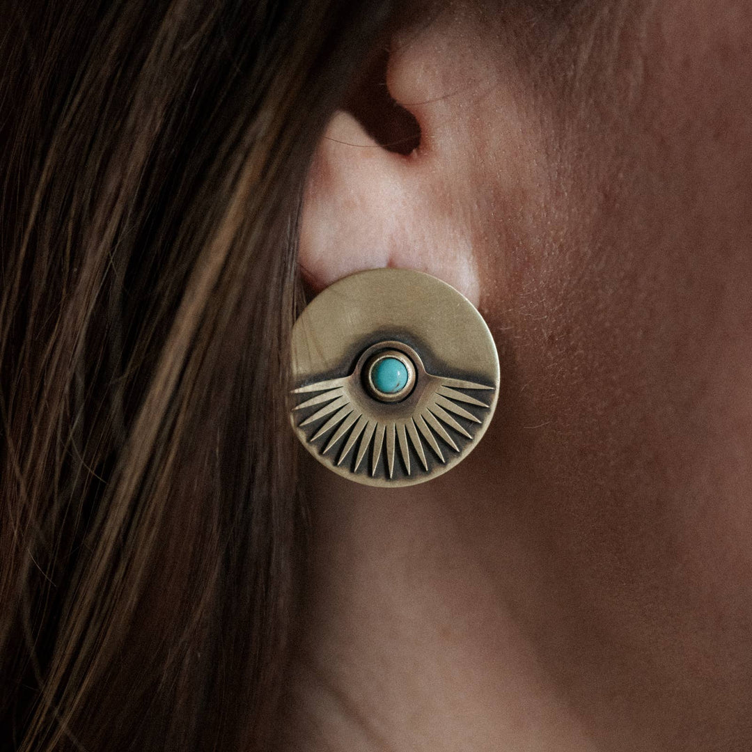 Earrings-Yarrow Studs
