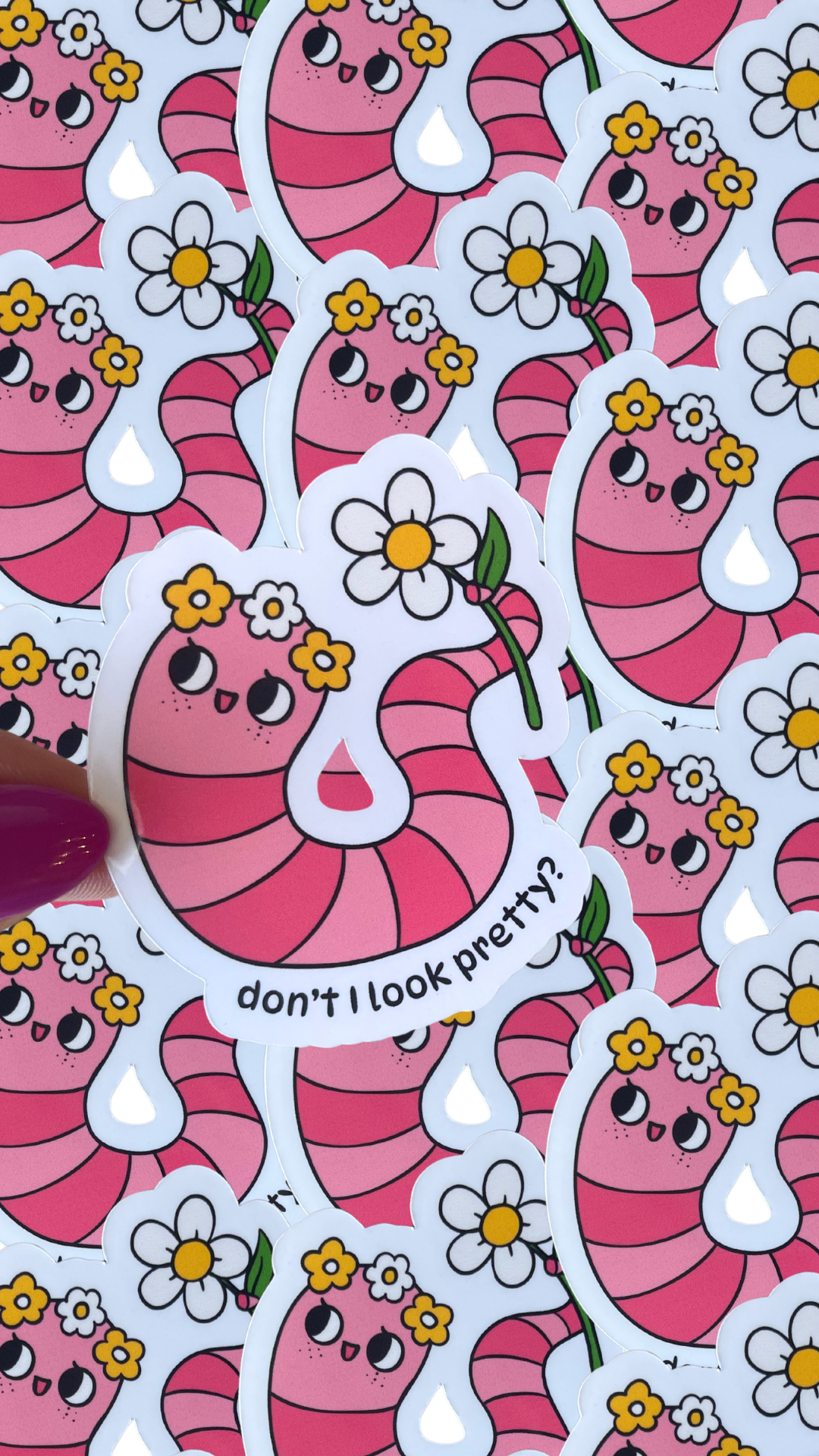 I look pretty waterproof sticker|cute and funny sticker