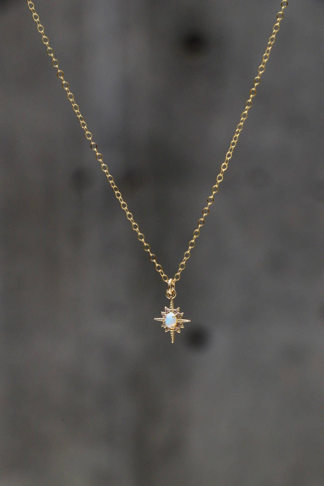 CN1681 Necklace-Opal Star
