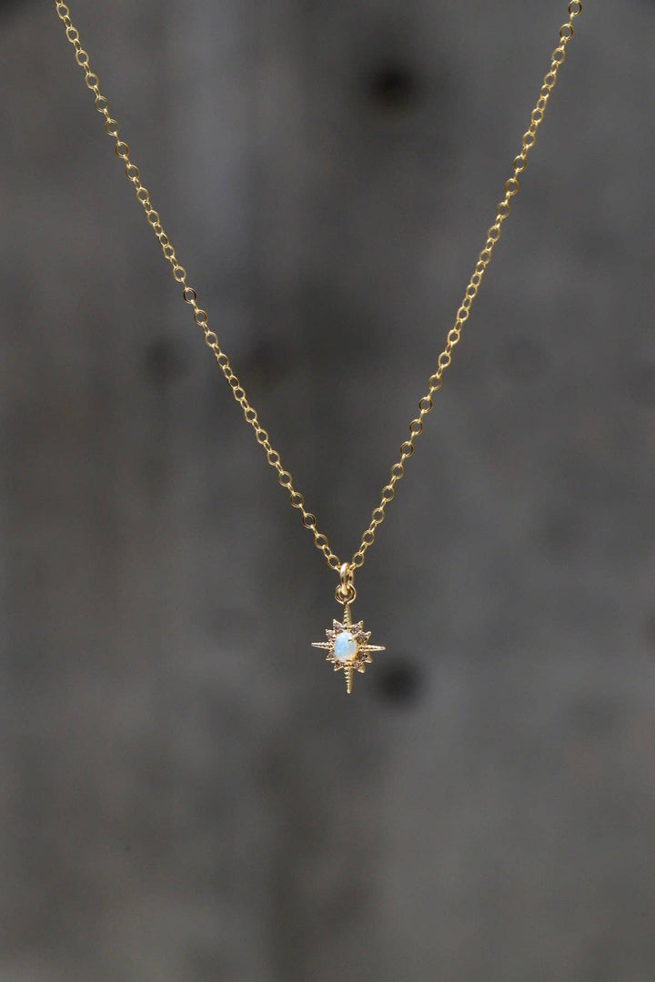 CN1681 Necklace-Opal Star