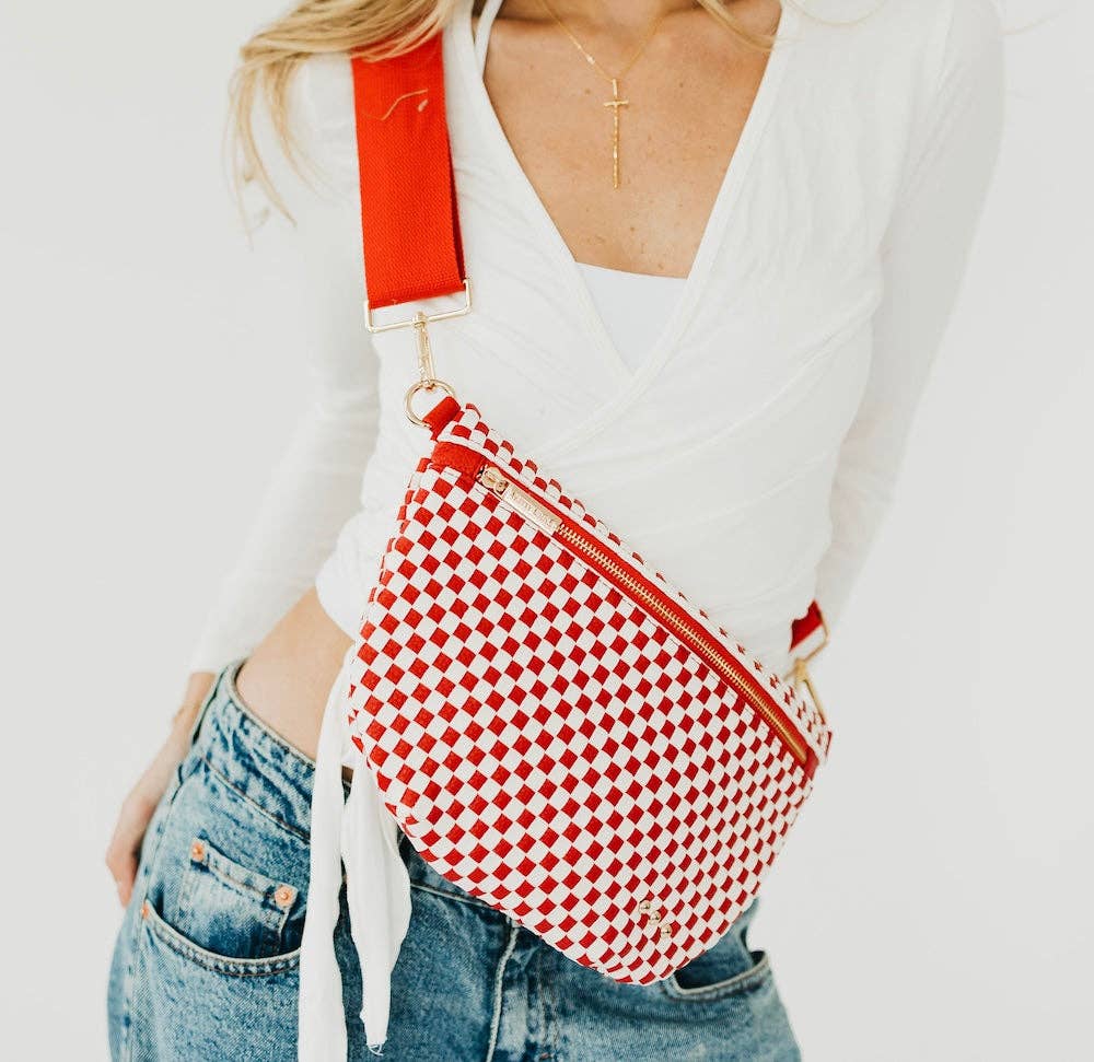 Bum Bag-Westlyn Woven Leather