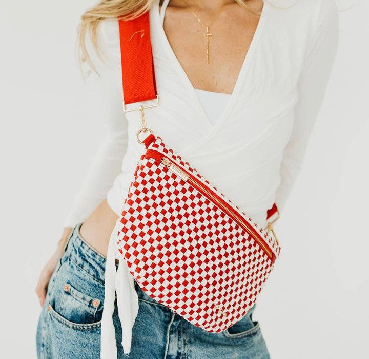 Bum Bag-Westlyn Woven Leather