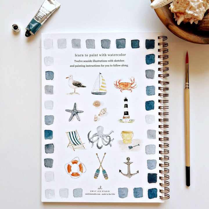 Watercolor Workbook-Seaside