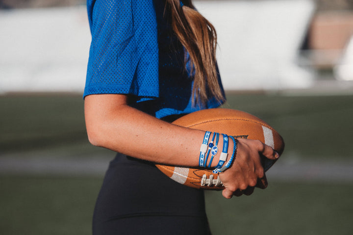 Hair Tie Bracelets-Game Day BYU