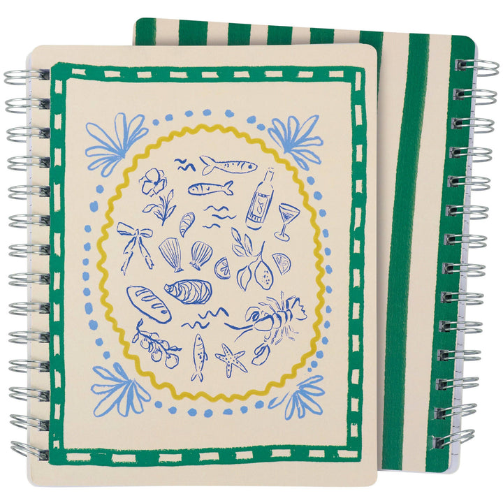 Spiral Notebook-Italian Coastal