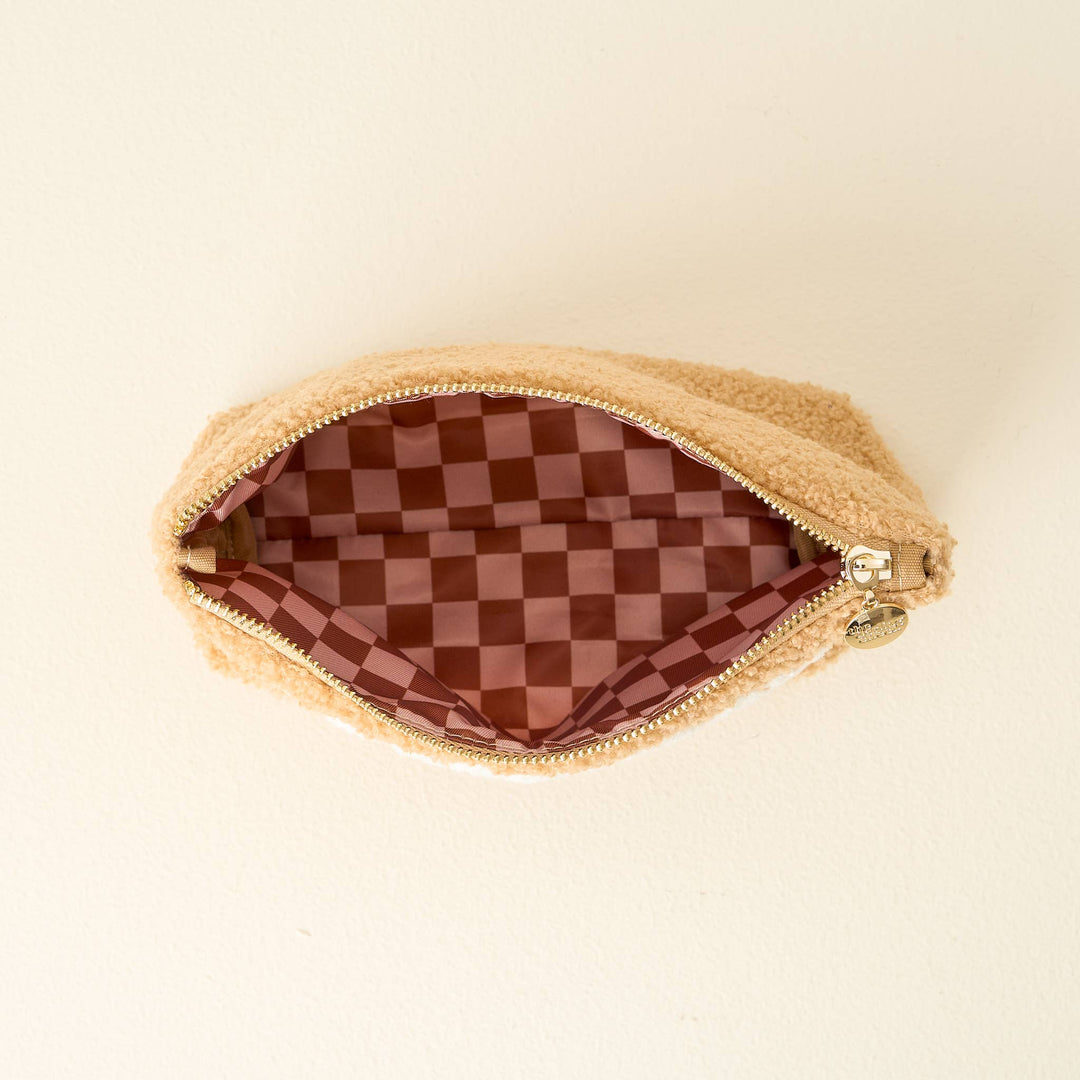 Teddy Pouch-Gameday Stuff: Red