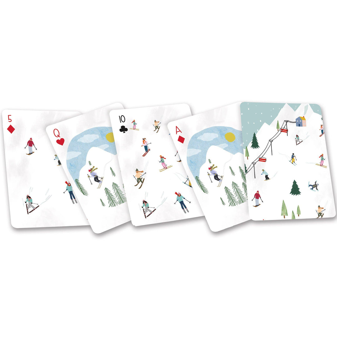 Playing Cards-Skiing Fun