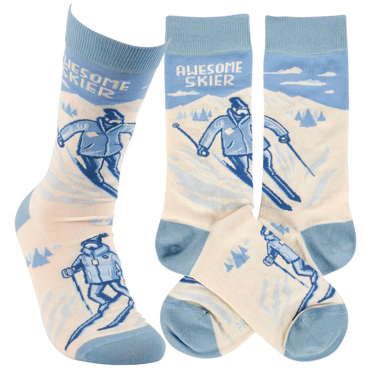 Socks-Awesome Skier