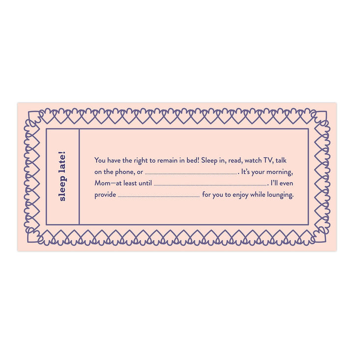 Fill in the Love® Mom Vouchers