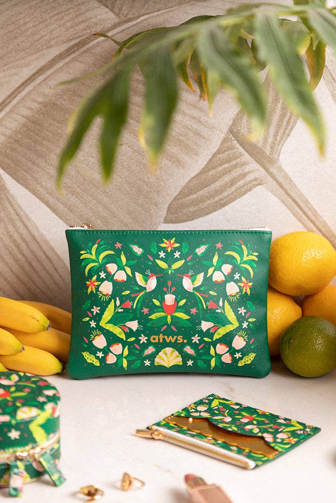 Pouch Bag-Green Jungle