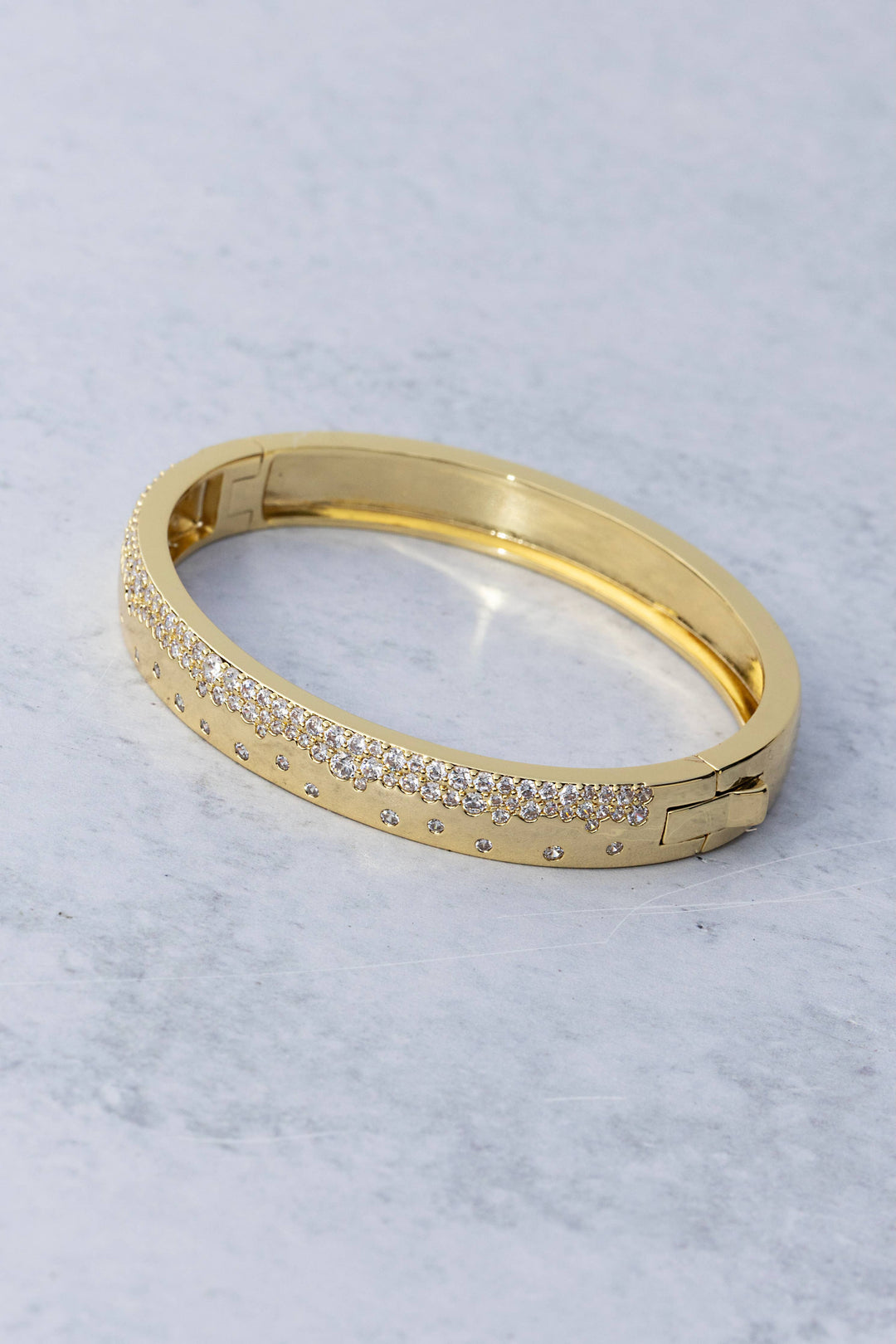 Bracelet-14k Gold Plate Champagne Fizz
