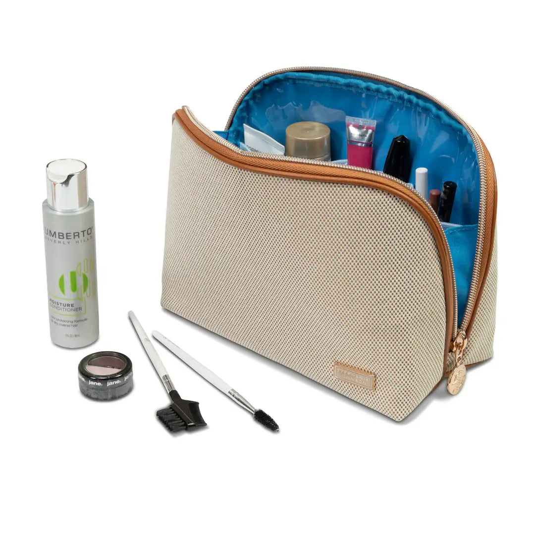 Tropea Ivory Lola Makeup Bag
