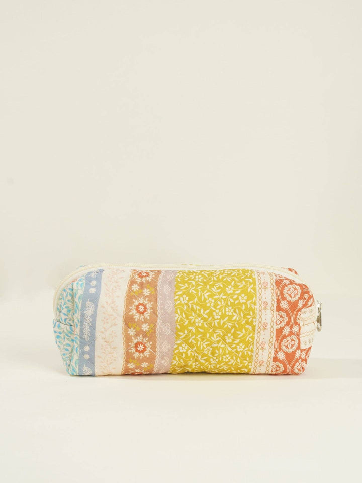 Butterfly Floral Print Puffer Make Up Bag DPB0106