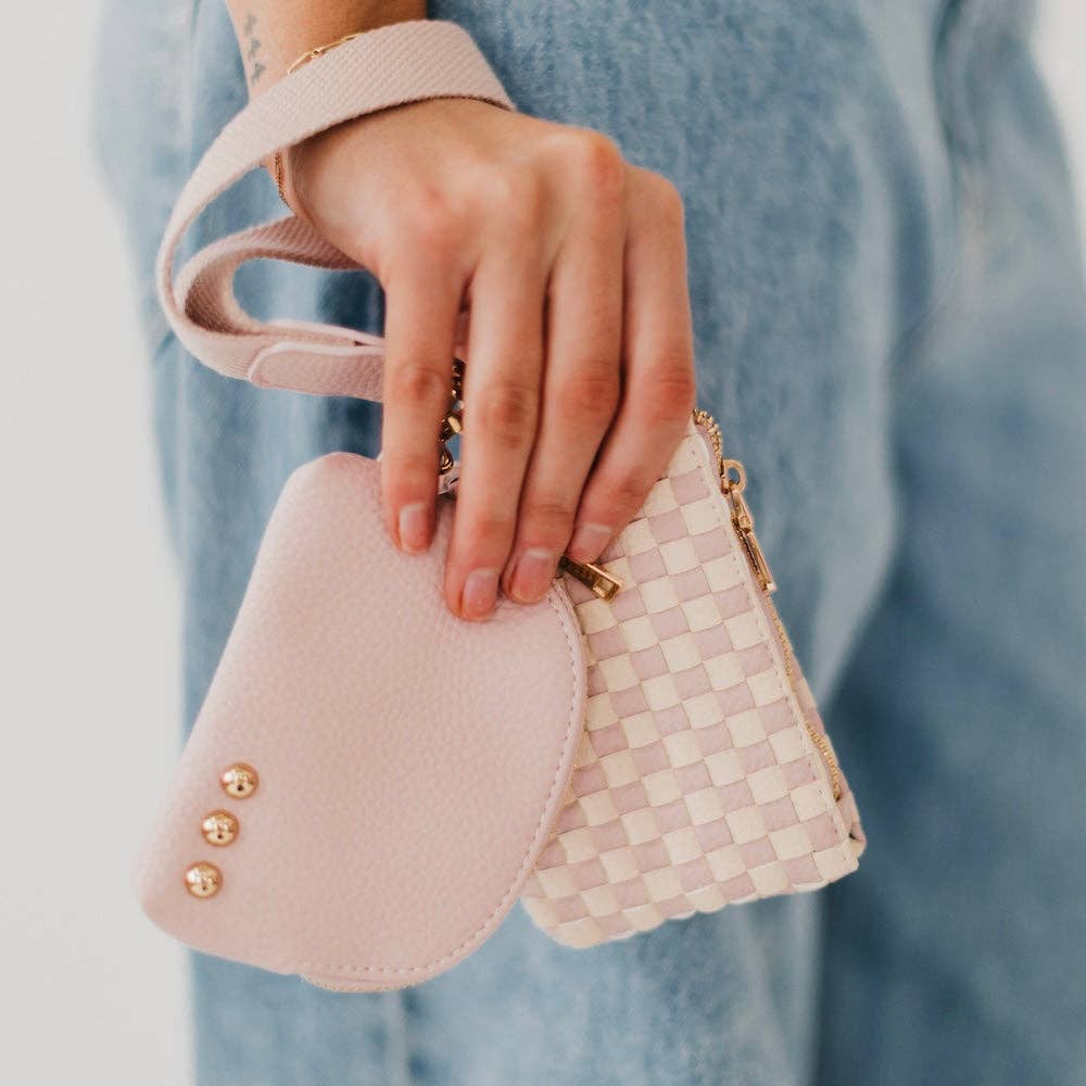Wristlet-Wonderlust Woven Dual Pouch